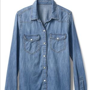 Denim western shirt